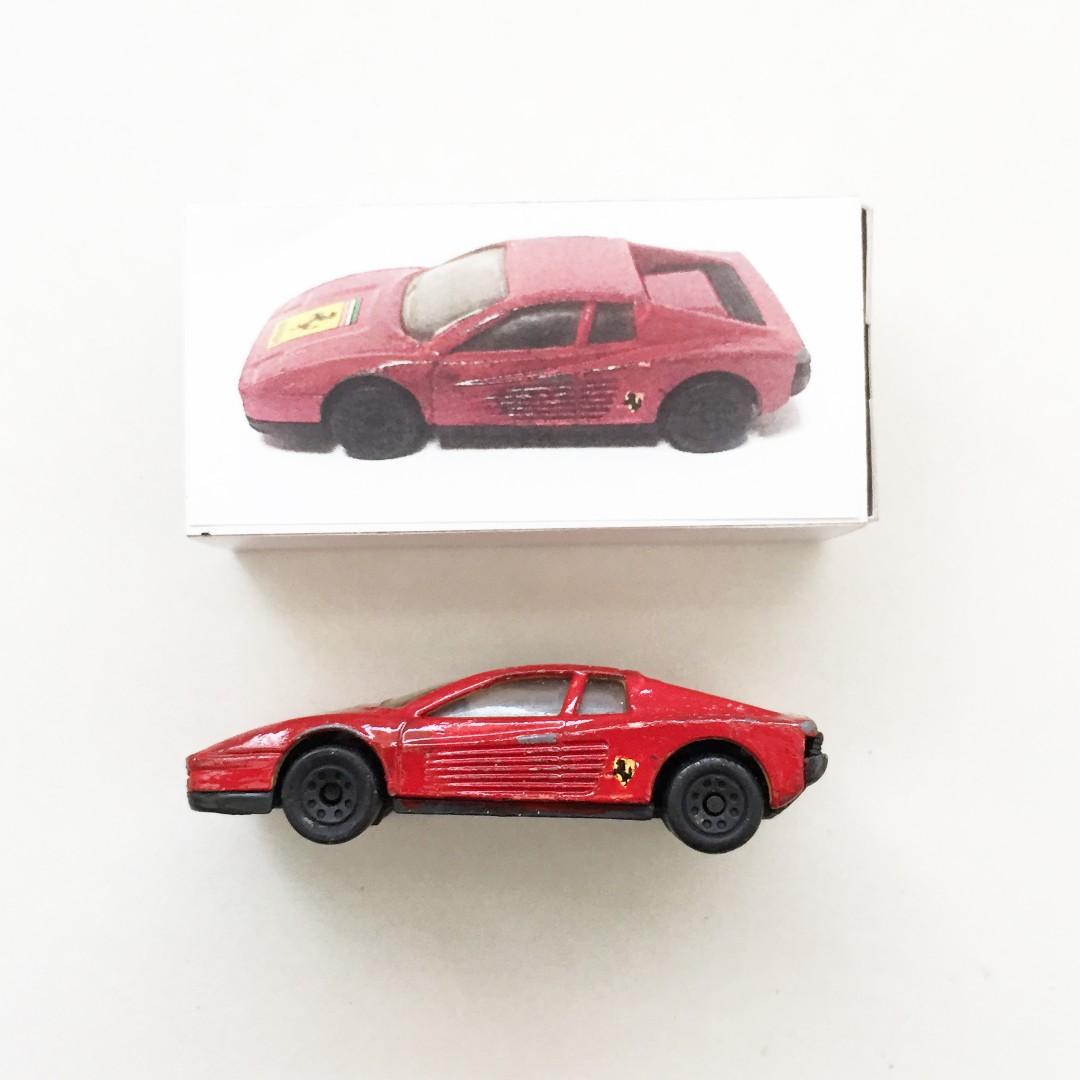 ferrari testarossa matchbox 1986