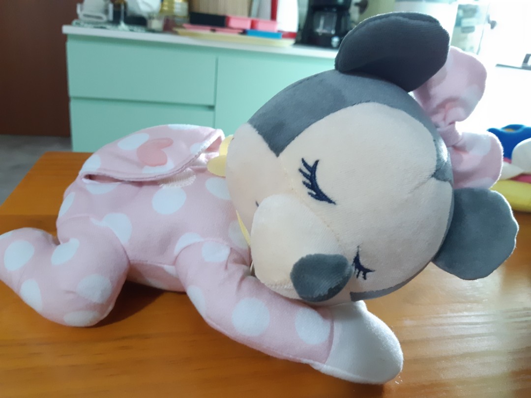 Minnie Mouse Crib Toy with Womb Sounds, Babies & Kids, Infant Playtime on Carousell