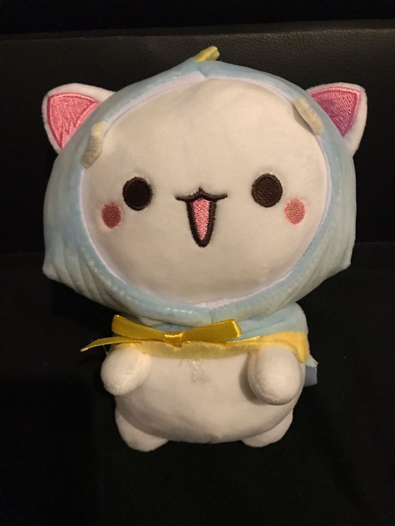 mochi peach cat plush