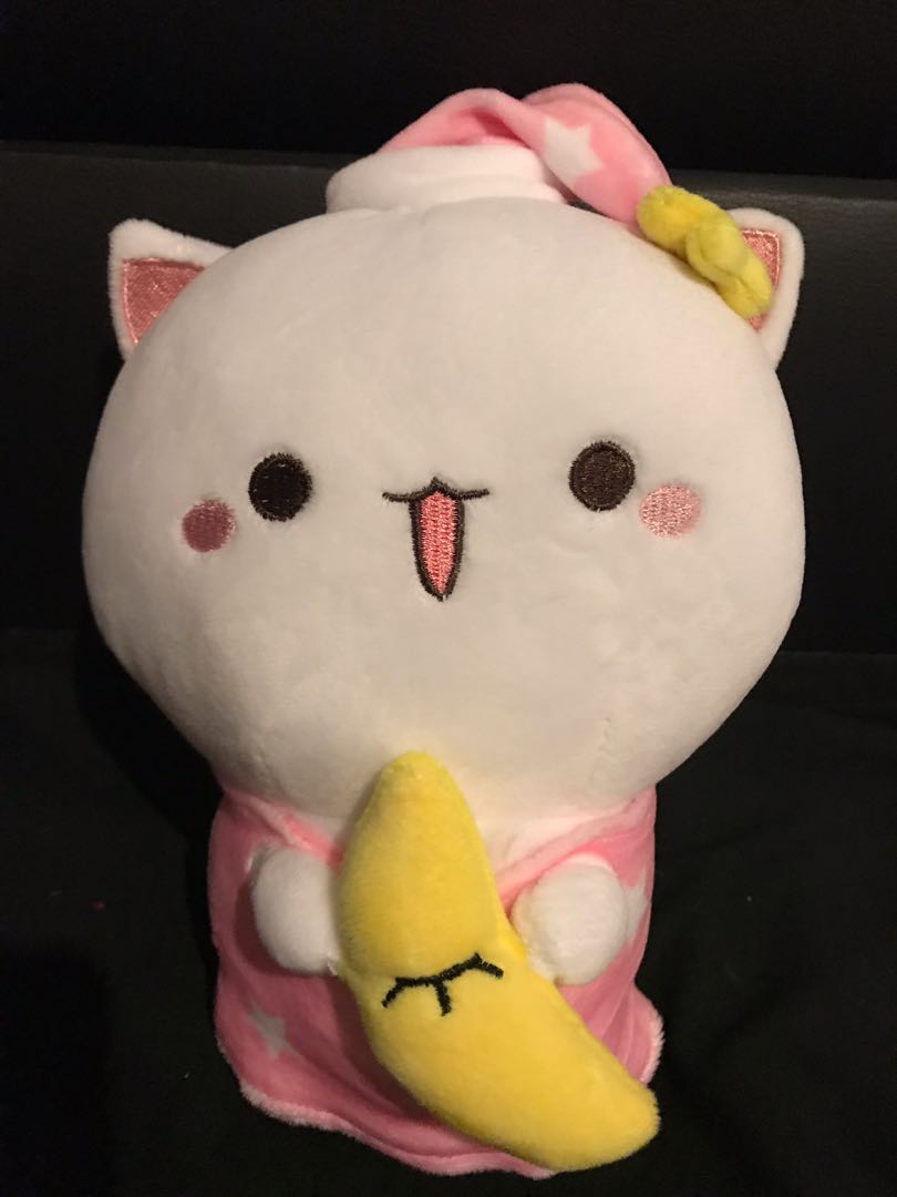 mochi mochi peach cat plush