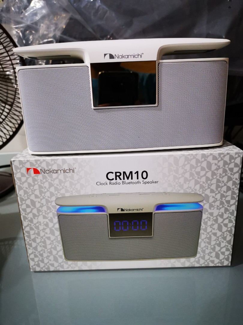 Nakamichi clock radio bluetooth speaker clearance