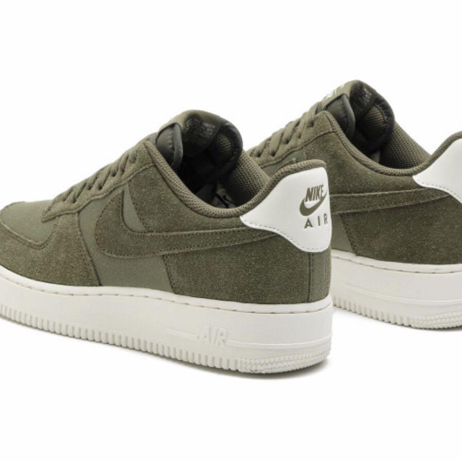 Nike air force 1 07 suede olive sale