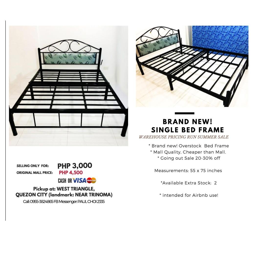 Bed frame hot sale double size price