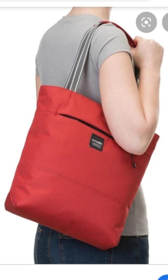 Pacsafe Slingsafe Lx200 Anti Theft Compact Tote Chili Women s