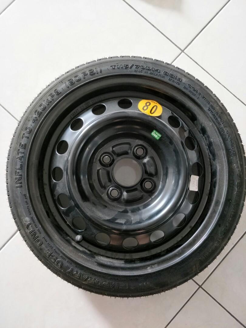 Perodua Myvi Bezza Alza Toyota Vios Spare Tyre, Auto Accessories on
