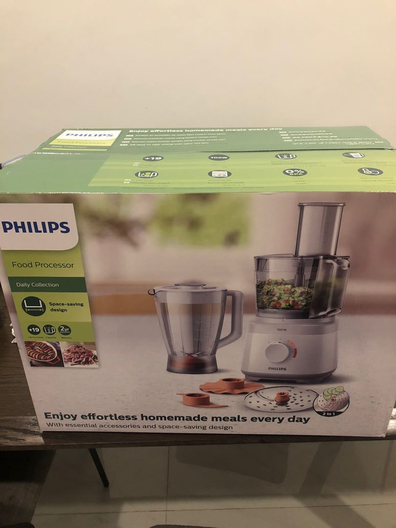 Philips Compact Food Processor HR7320/01, TV & Home Appliances, Kitchen