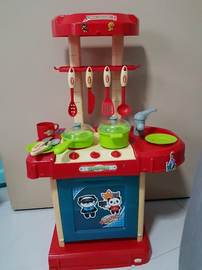 Pre Love Toddler Kitchen Set With Sound Babies Kids Toys Walkers On Carousell