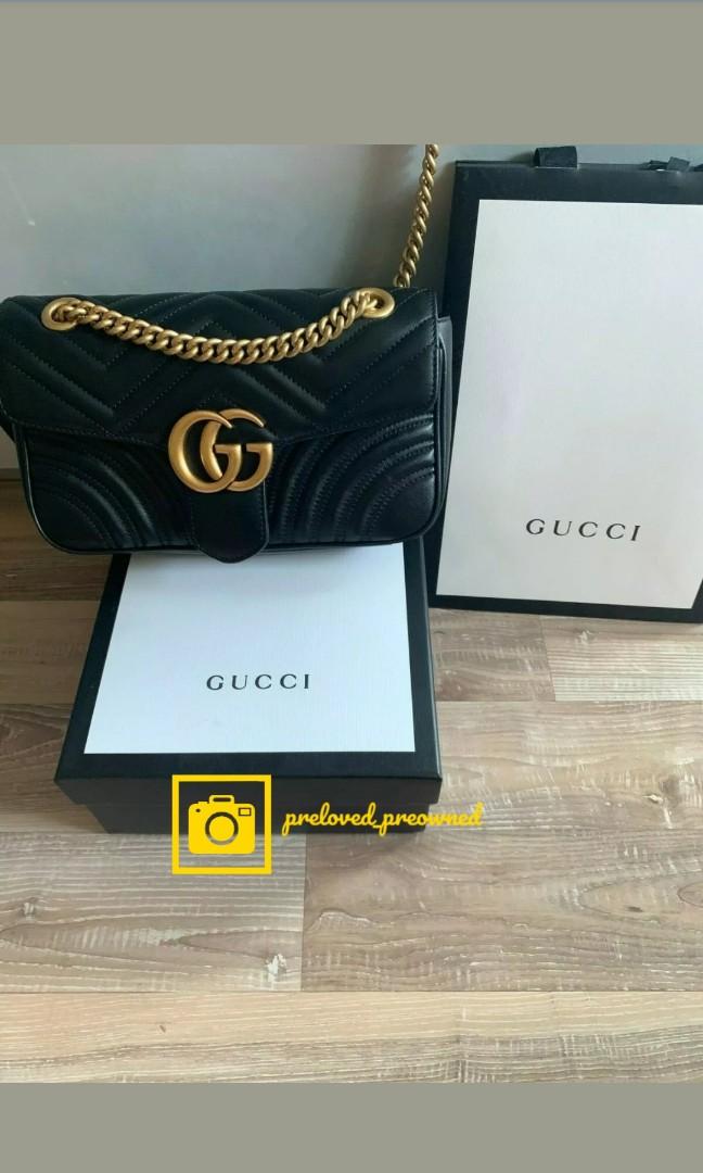 Preloved Authentic Gucci Marmont Small 