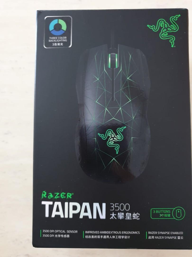 Razer Taipan 3500 Gaming Mouse, Computers & Tech, Parts 