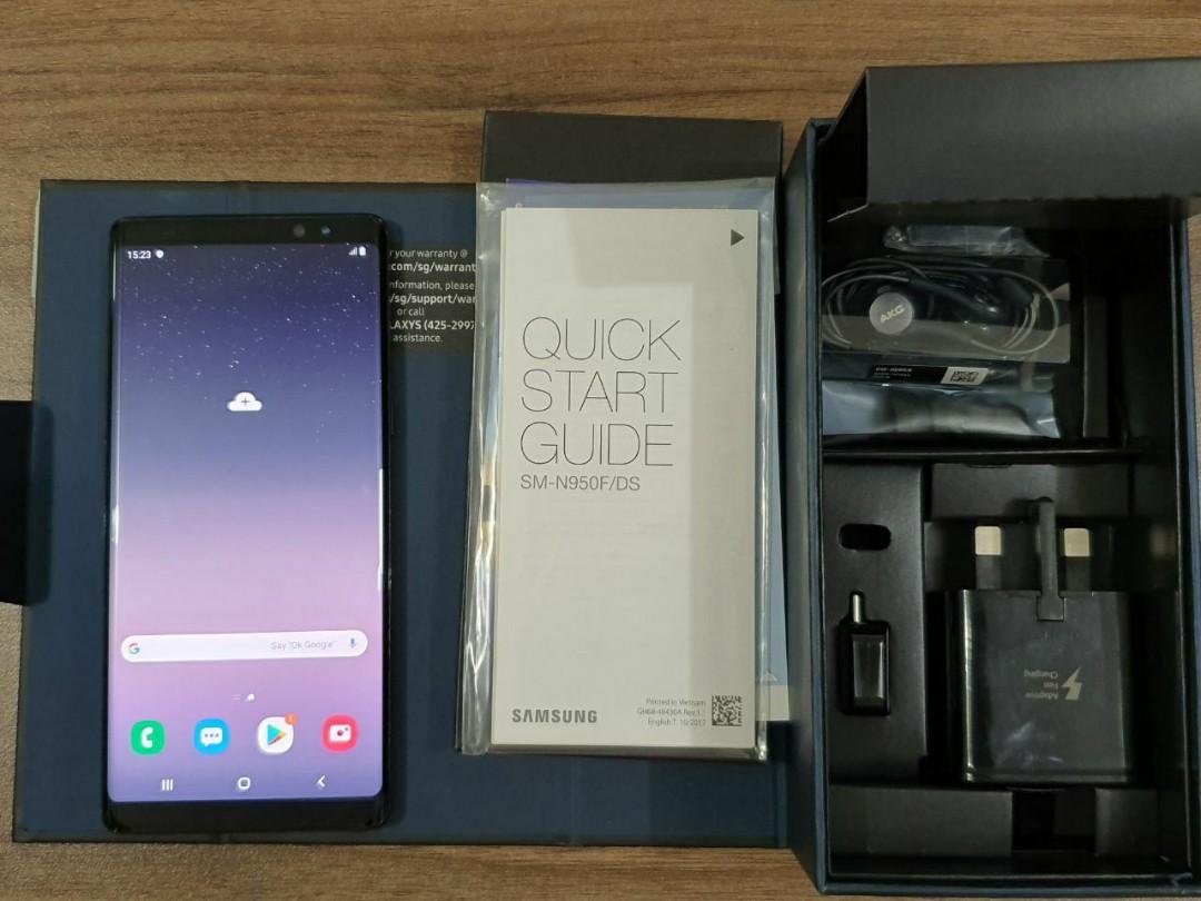 Samsung Galaxy Note 8 64gb Midnight Black Mobile Phones Tablets Android Phones Samsung On Carousell