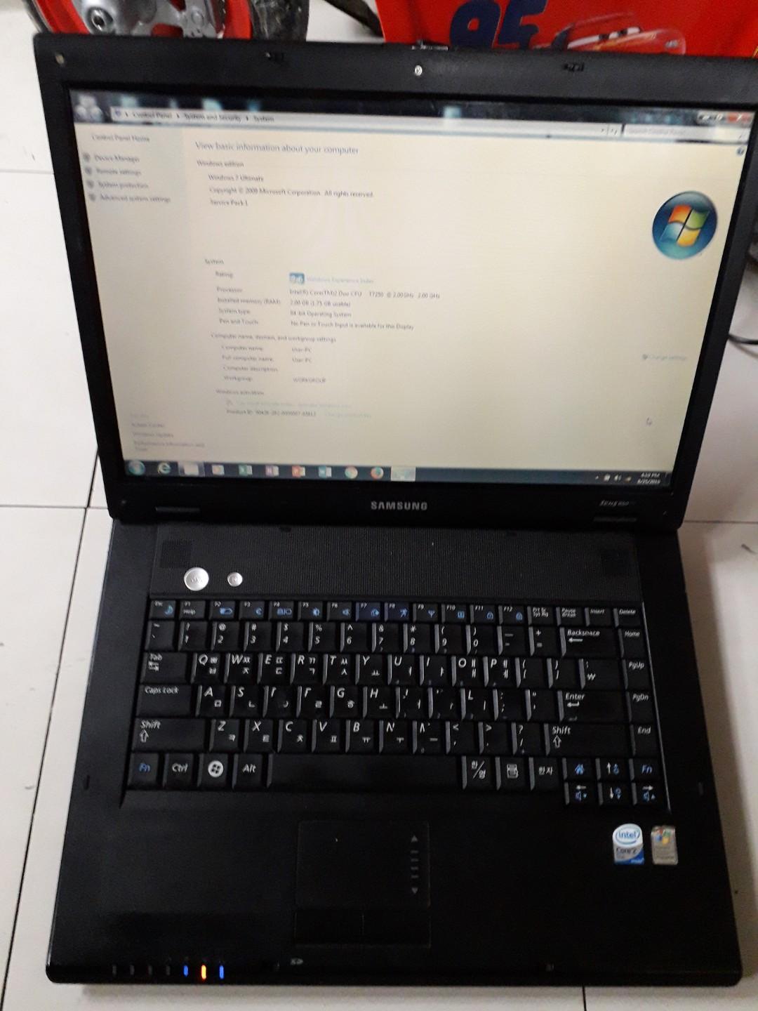 Samsung Laptop 2009 Model Electronics Computers Laptops On Carousell