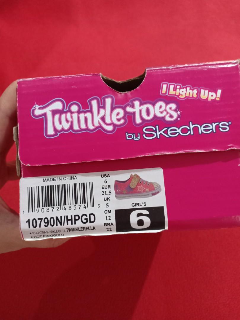 Sepatu Anak Skechers  Twinkle Toes Ukuran  21 5 12 Cm