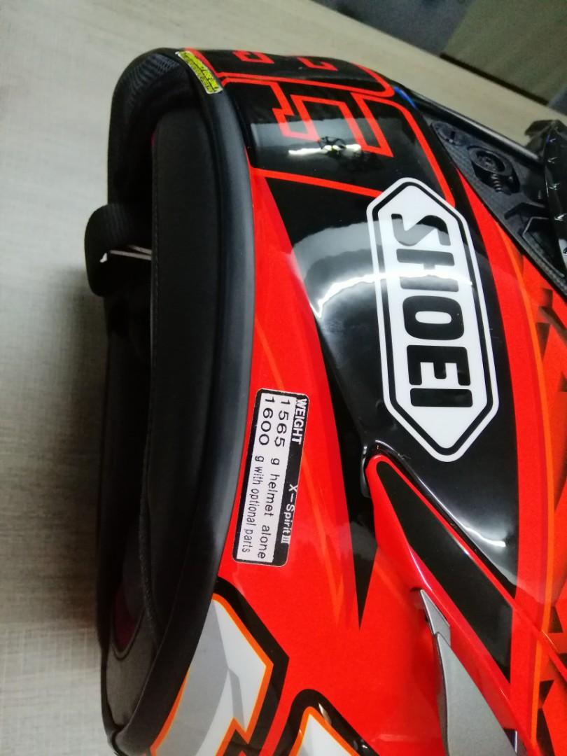 Shoei x13 genuine Marc Marquez Ant size Xl fits L Auto
