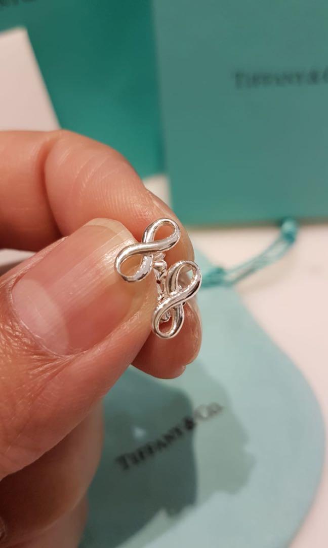 tiffany infinity earrings silver