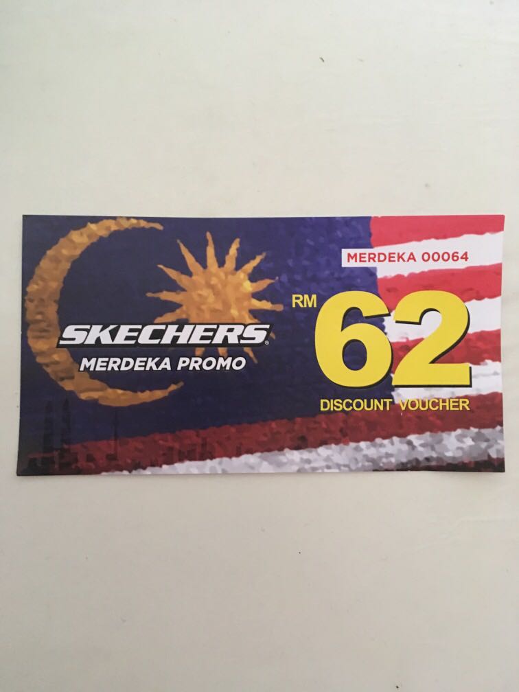 Skechers Merdeka Promo Discount Voucher RM62