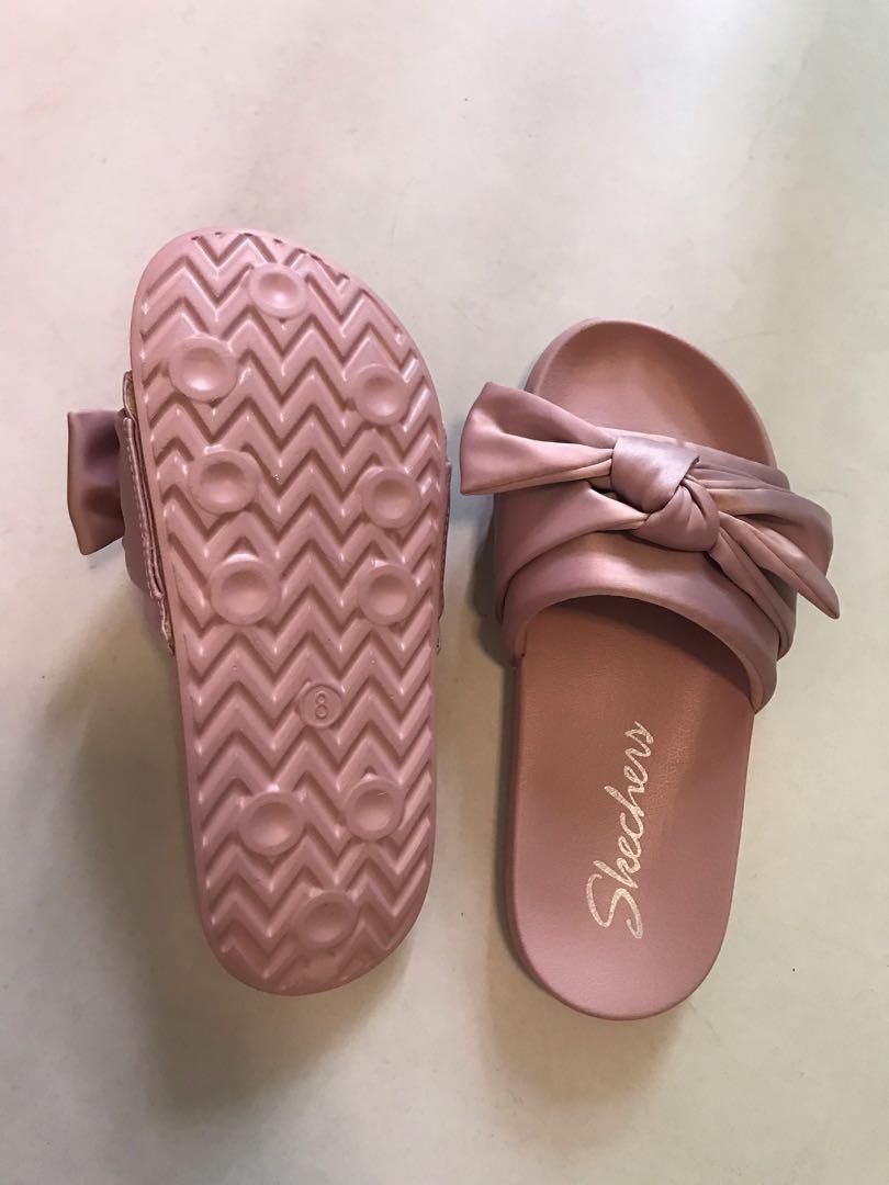 skechers slippers womens pink
