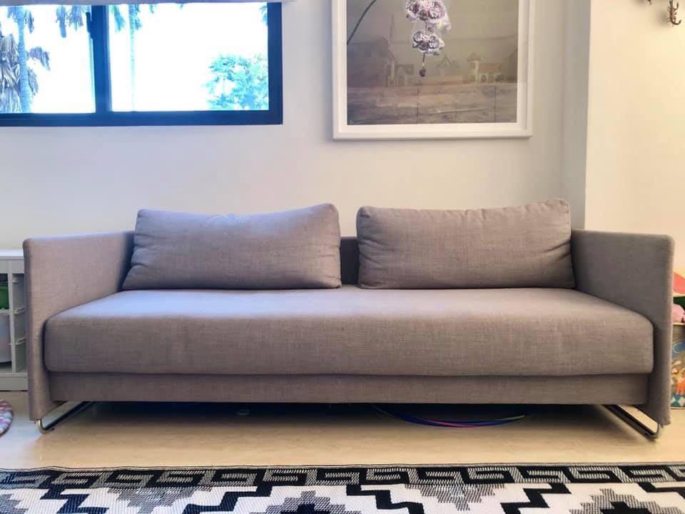Sleeper Sofa From Cb2 Converts To A