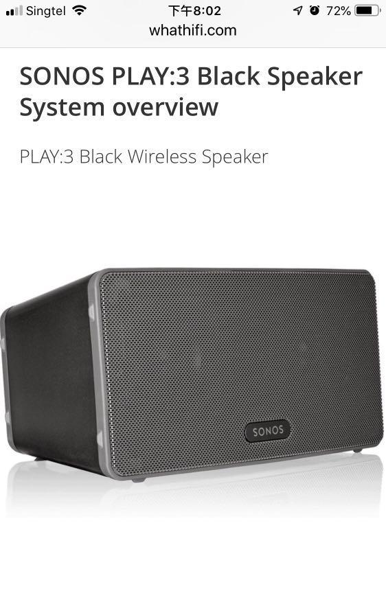 new sonos play 3 2019