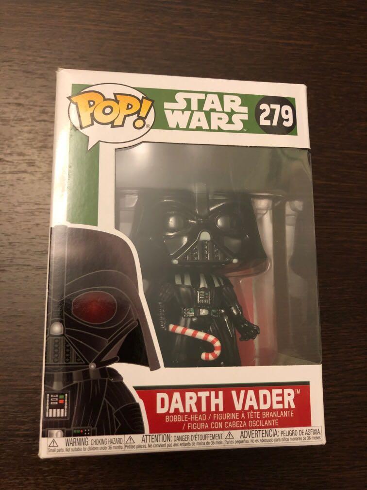 Star Wars 279 Darth Vader Candy Cane Christmas Holiday Pop Vinyl Funko Pop 