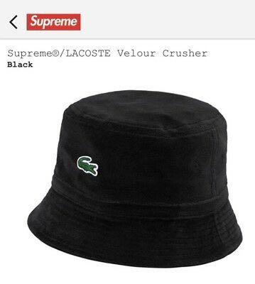 lacoste x supreme hat