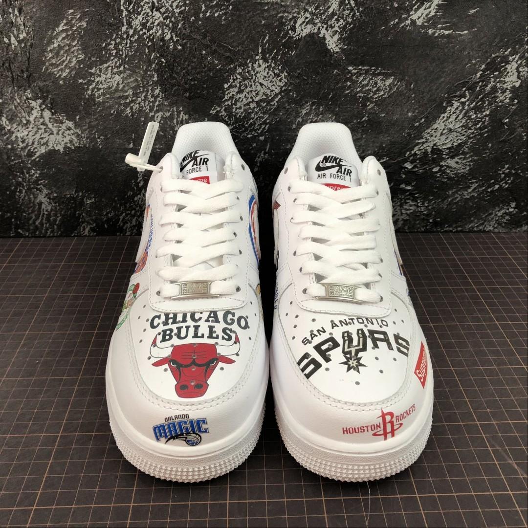 nike air force one x supreme x nba
