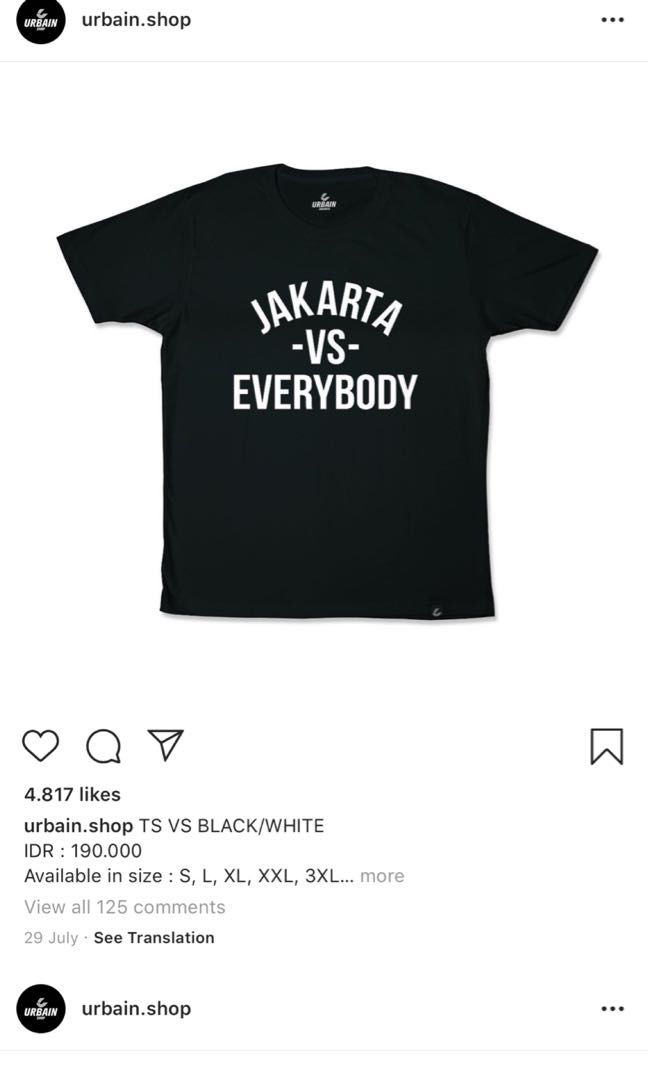 Baju Jakarta Vs Everybody