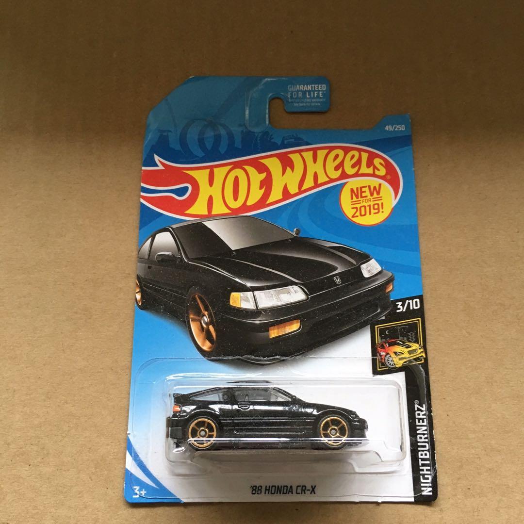 Black crx top hot wheels