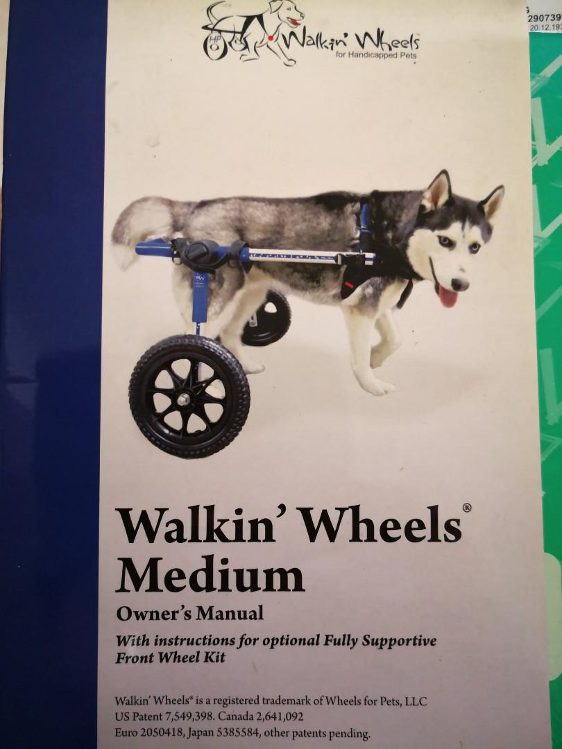 Used Walkin Wheels For Medium Dog Pet Supplies Homes Other Pet Accessories On Carousell