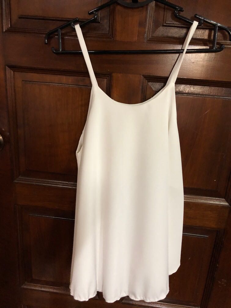 white flowy cami top