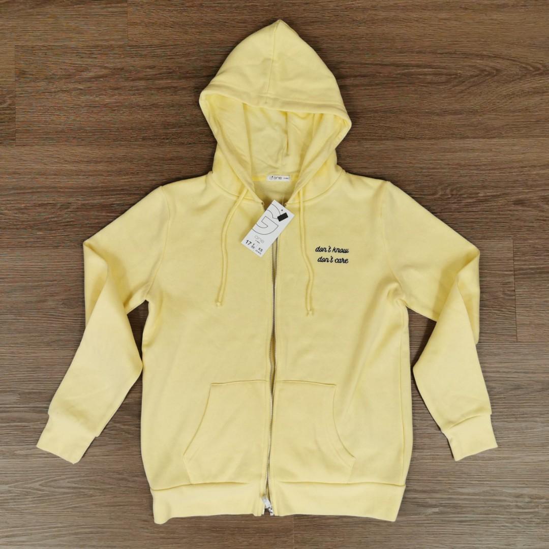 pale yellow hoodie women's