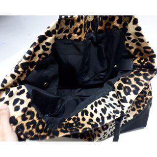 leopard weekender bag
