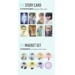 BTS WORLD OST LIMITED EDITION (MAGNET AND STORY CARD ) JIN AND YOONGI