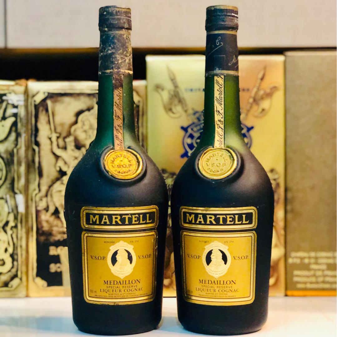 1980 0.7L Martell VSOP Green Bottle 老酒, Food & Drinks