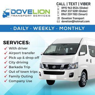 Van and Car for Rent Self Drive