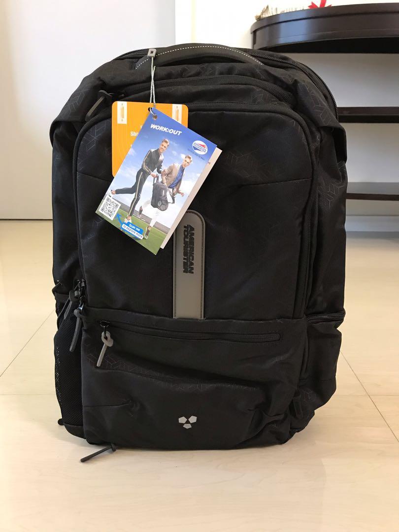 American Tourister WORK OUT All in one Backpack Men s Fashion Bags Backpacks on Carousell