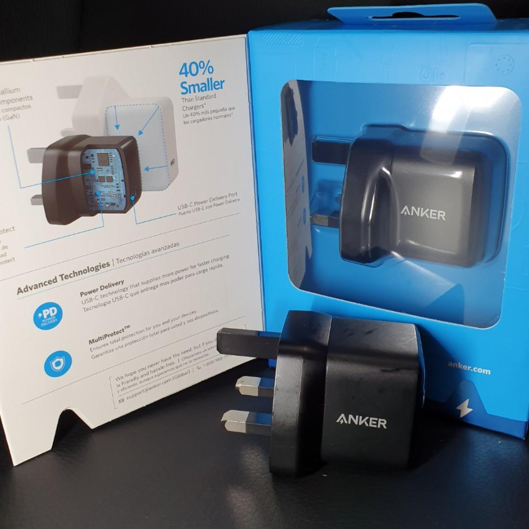 Anker Pd 30w Usb C Powerport Atom Pd 1 Electronics Others On Carousell