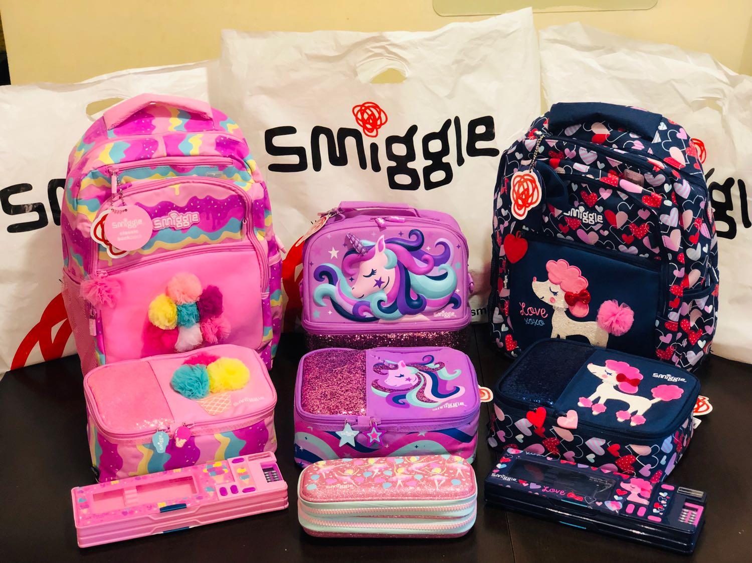 Smiggle poodle backpack store