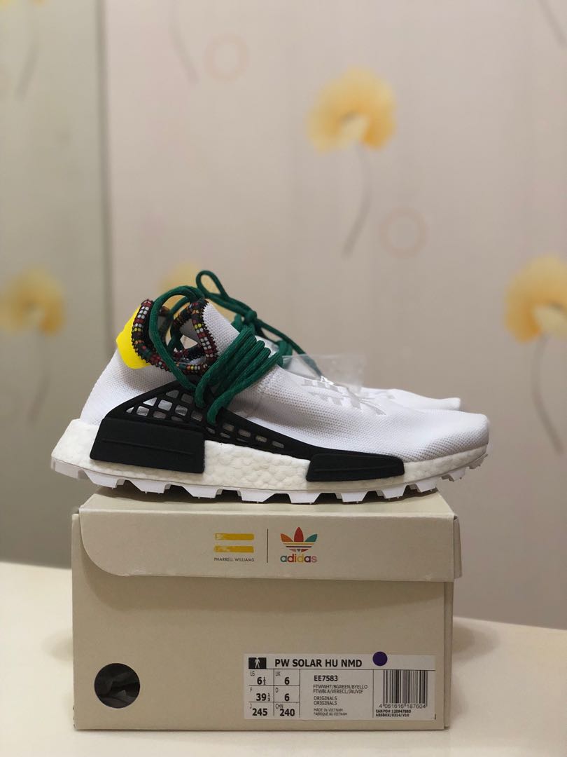 Pharrell adidas NMD Hu NERD Cream White Pink Pinterest