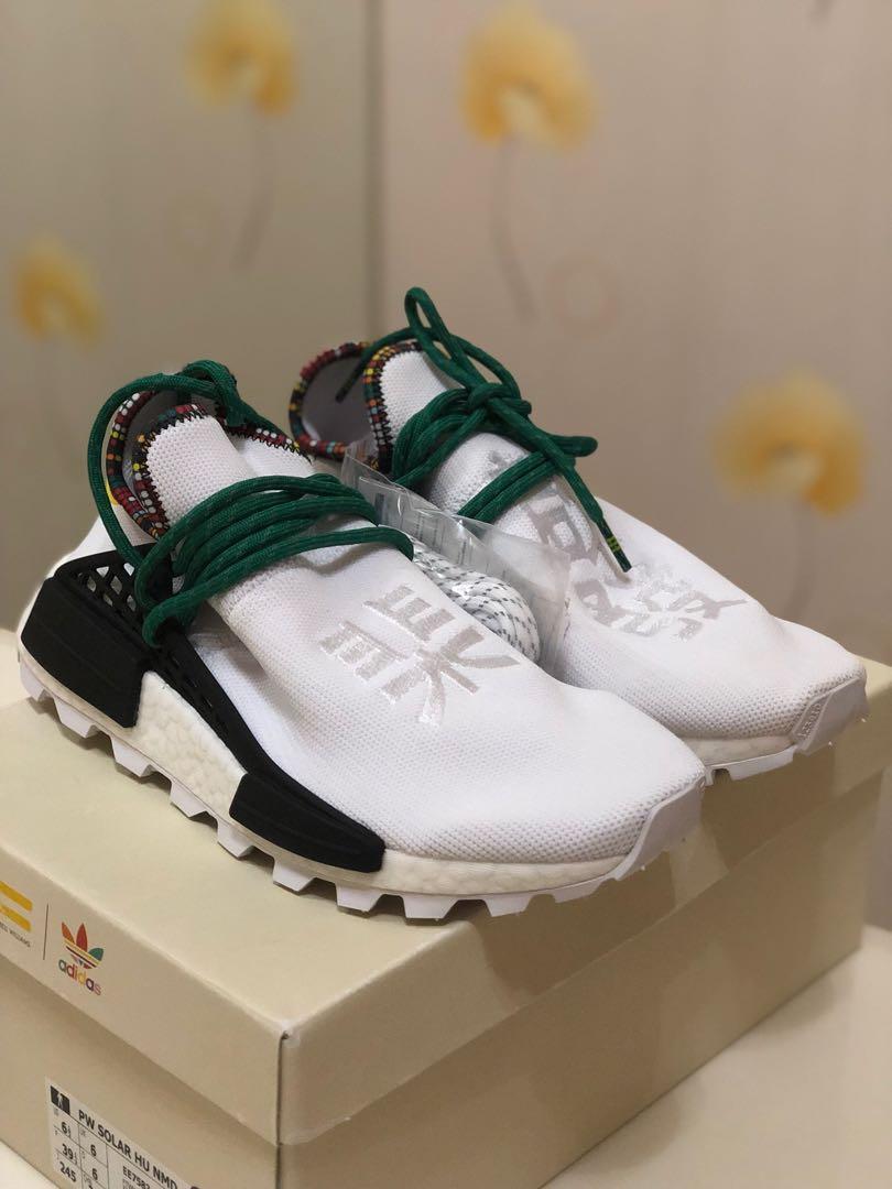 Adidas Nmd Hu Pharell Solar Pack Red Bump