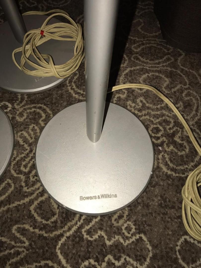 Bowers and Wilkins B&W M1 M1 Satellite Loud Speakers with Stands