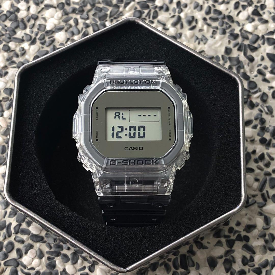 新品 CASIO G-SHOCK DW-5600SK-1DR スケルトン -