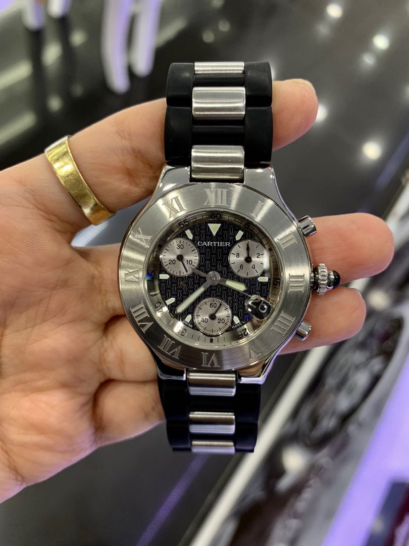 Cartier 21 chronoscaph sales watch