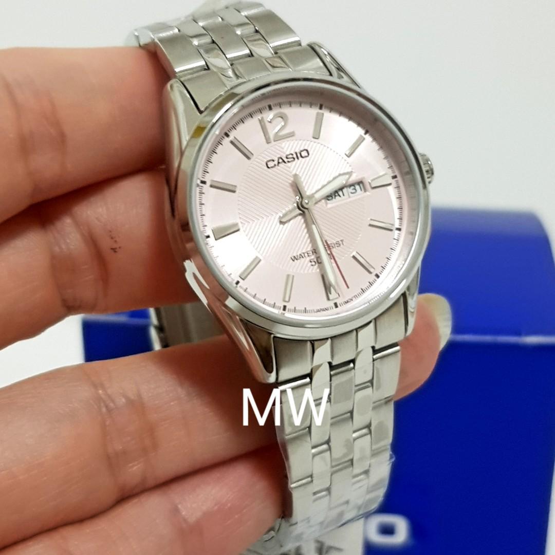 Casio Ladies Analog Day Date Watch Ltp 1335d 5a Ltp1335d Women S Fashion Watches On Carousell
