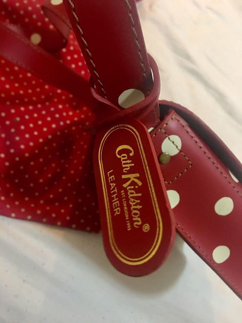 Cath Kidston Red Polka Dot Bag (Category: Luxury Bags & Wallets) located in Manila. Submitted by ashaggydogstory (Listing ID 247847660, Image 2). Description: .