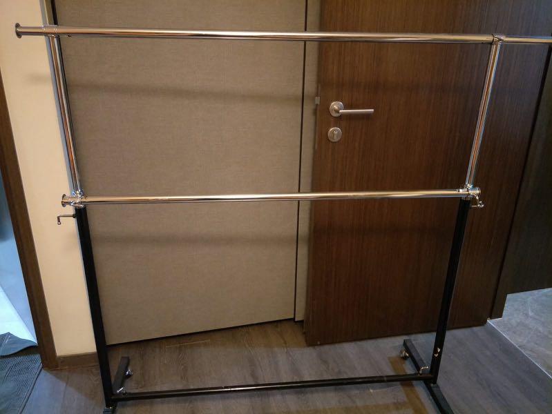 Clothes rack ( adjustable), Furniture & Home Living, Furniture, Shelves