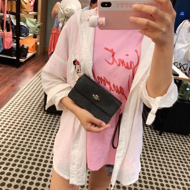 Coach sales foldover wristlet