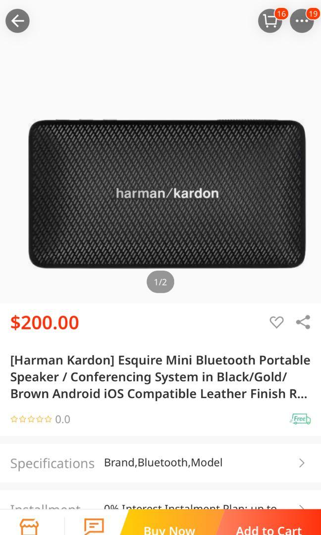 harman kardon esquire mini specs