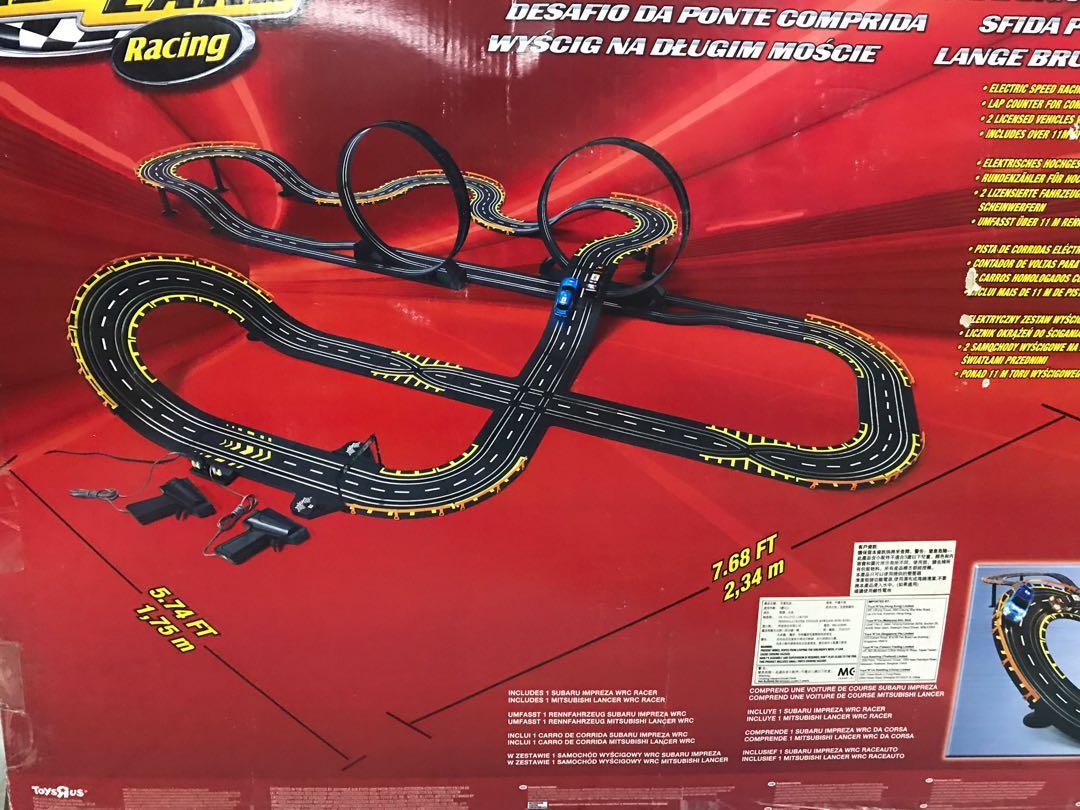 Fast lane long bridge challenge race track outlet