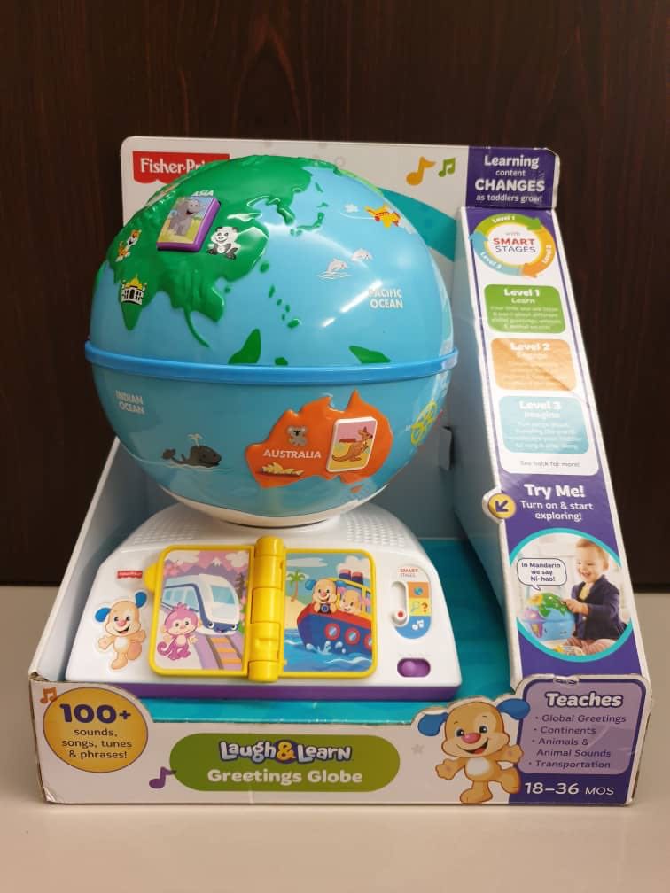 Fisher price laugh learn Greetings Globe Babies Kids Infant