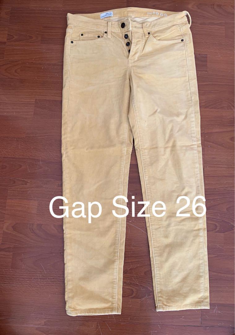 gap size 26 jeans